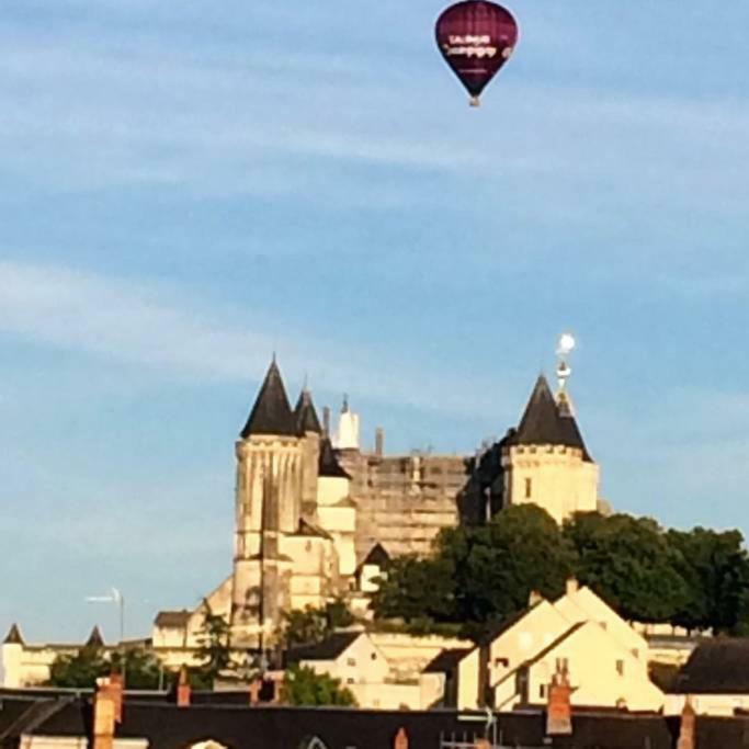 Cosy Flat 2 Eme Etage Vue Chateau Loire A Velo Saumur Εξωτερικό φωτογραφία